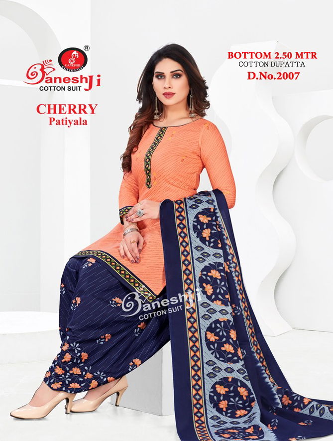 Ganeshji Cherry 2 Heavy Casual Wear Wholesale Dress Material Collection